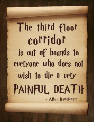 The Intriguing Forbidden Corridor Of Hogwarts School Of Witchcraft And Wizardry Wallpaper