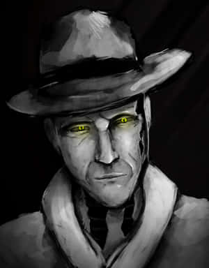 The Intriguing Nick Valentine Of Fallout 4 Wallpaper