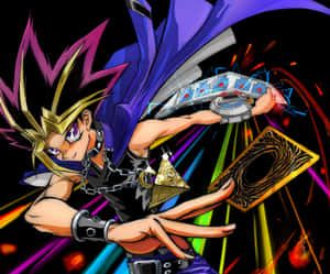 The Invincible Yami Yugi Ready For Battle Wallpaper