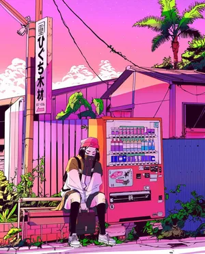 “the Japanese Anime Aesthetic” Wallpaper