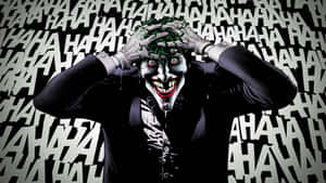 The Joker Crazy Smile Comic Wallpaper