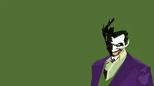 The Joker Dazzles In His Classic Comic Book Layout. Wallpaper