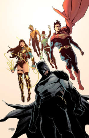 The Justice League Dark Gathered And Ready For Battle Wallpaper