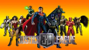 The Justice League Prepares For Action In The Justice League Unlimited Series Wallpaper