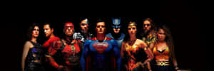 The Justice League Unlimited In Action Wallpaper