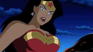 The Justice League Unlimited Superheroes United Wallpaper