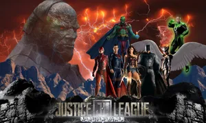 The Justice League Unlimited Team Assembles For Action Wallpaper