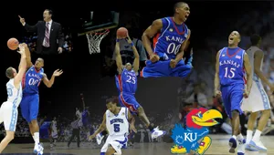 The Kansas Jayhawks – Ready For The Big Play Wallpaper