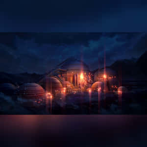 The King Of Monsters, Godzilla Rampaging Through A City Wallpaper