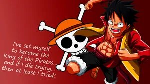 The King Of The Pirates - Cool Luffy Wallpaper