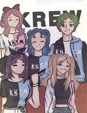 The Krew Members Graphic Wallpaper
