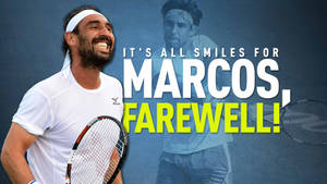 The Last Game Of Marcos Baghdatis Wallpaper