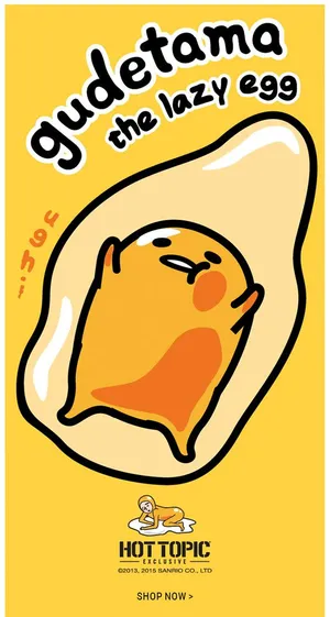 The Lazy Egg Gudetama Aesthetic Wallpaper
