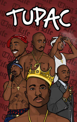 'the Legacy Of Tupac Lives On' Wallpaper