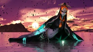The Legend Of Zelda Midna - A Mysterious Twilight Companion Wallpaper