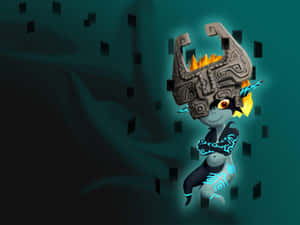 The Legend Of Zelda: Midna And Link In An Epic Adventure Wallpaper