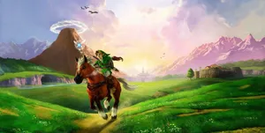 The Legend Of Zelda: Skyward Sword - Heroic Adventure Awaits Wallpaper