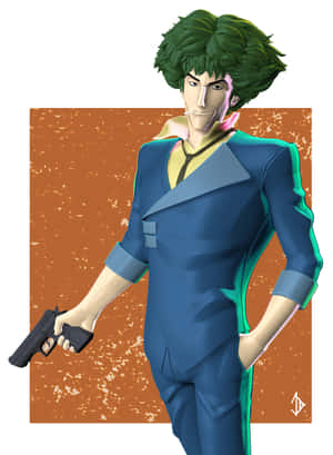 The Legendary Bounty Hunter Spike Spiegel Wallpaper