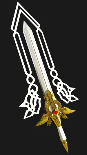 The Legendary Excalibur In A Stone Wallpaper