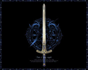 The Legendary Excalibur Sword In Stone Wallpaper