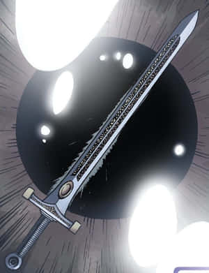 The Legendary Excalibur Sword In Stone Wallpaper