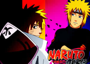 The Legendary Fourth Hokage, Minato Namikaze, Standing Tall And Powerful Wallpaper