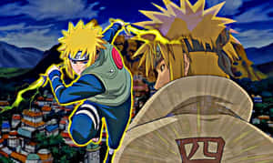 The Legendary Fourth Hokage Of The Hidden Leaf Village Wallpaper