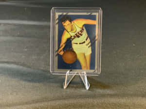 The Legendary George Mikan In A Los Angeles Lakers Mini Frame Wallpaper
