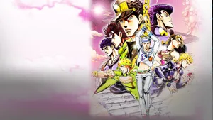 The Legendary Jonathan Joestar Standing Tall In This Striking Fan Art Illustration. Wallpaper