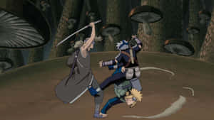 The Legendary Kakashi And Minato Of The Hidden Leaf Wallpaper