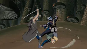 The Legendary Kakashi And Minato Of The Hidden Leaf Wallpaper