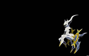 The Legendary Pokémon Arceus Shines Brightly Wallpaper