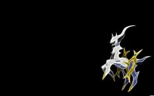 The Legendary Pokémon Arceus Shines Brightly Wallpaper