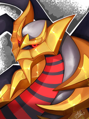 The Legendary Shinning Gold Giratina Wallpaper