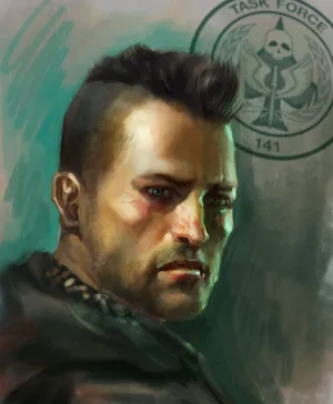 The Legendary Soap Mactavish In Action Wallpaper