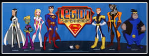 The Legion Of Super Heroes Defending The Universe Wallpaper
