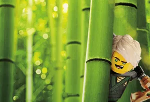 The Lego Ninjago Movie Lloyd Clinging On Tree Wallpaper