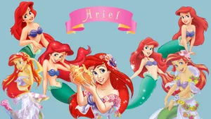 The Little Mermaid Princess Ariel Wallpaper