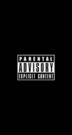 The Logo For Parental Advisory Explicit Content Wallpaper