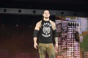 The Lone Wolf - Wwe Superstar Baron Corbin In Action. Wallpaper