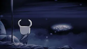 The Lonely Explorer, Hollow Knight, Bravely Journeys Through A Haunting Subterranean Kingdom Wallpaper
