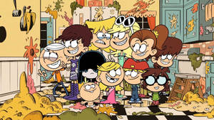 The Loud House Messy Kitchen Wallpaper