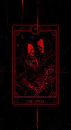 The Lovers Dark Tarot Wallpaper