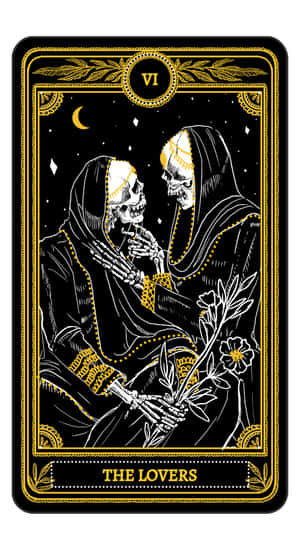 The Lovers Tarot Card Wallpaper
