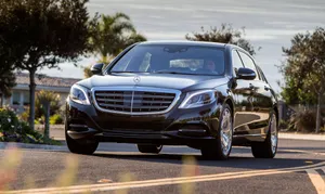 The Luxurious Maybach In Action Wallpaper