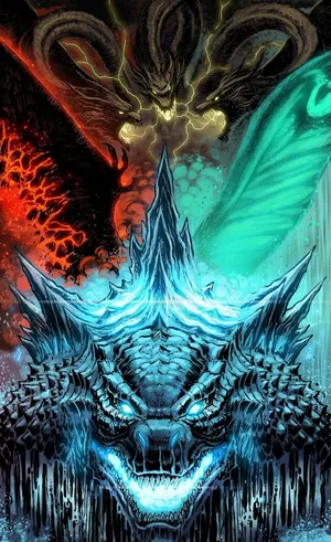 The Magnificent Godzilla Art Wallpaper