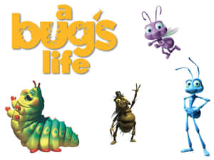 The Main Characters Of A Bug's Life On An Adventure Wallpaper