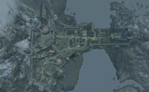 The Majestic City Of Solitude In Skyrim Wallpaper