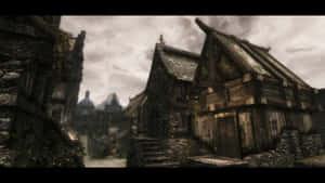 The Majestic City Of Solitude In Skyrim Wallpaper