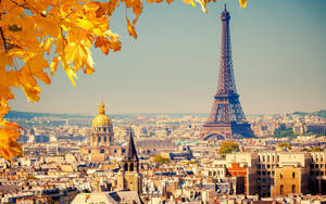 The Majestic Eiffel Tower Of Paris, France Wallpaper